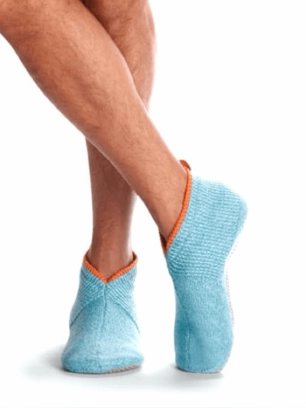 BOMBAS Men’s Gripper Slipper Blue XL